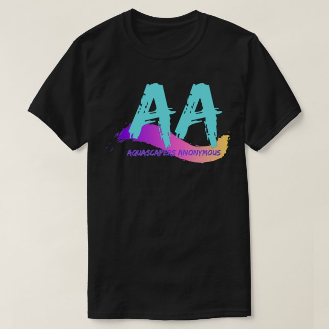 Aquascapers Anonymous AA T-Shirt (Design Front)