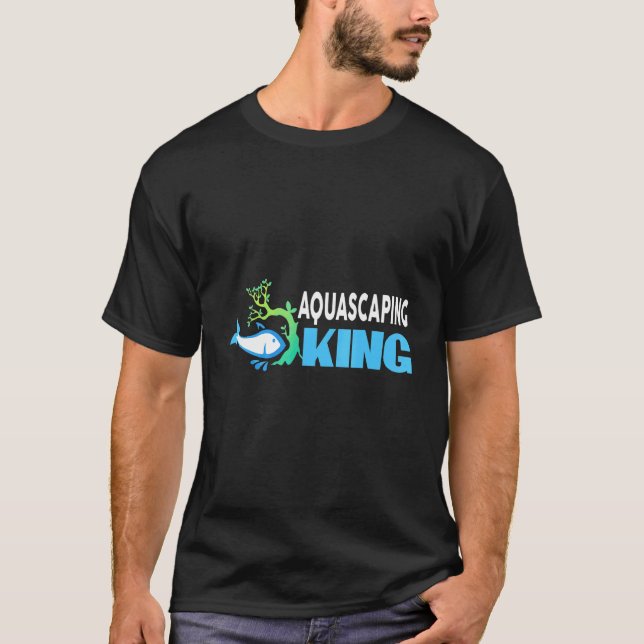 Aquascaping Aquarium Fishkeeping T-Shirt (Front)