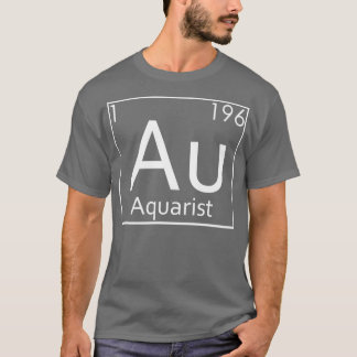 Aquascaping Aquarium Periodic Elements Aquascape T-Shirt
