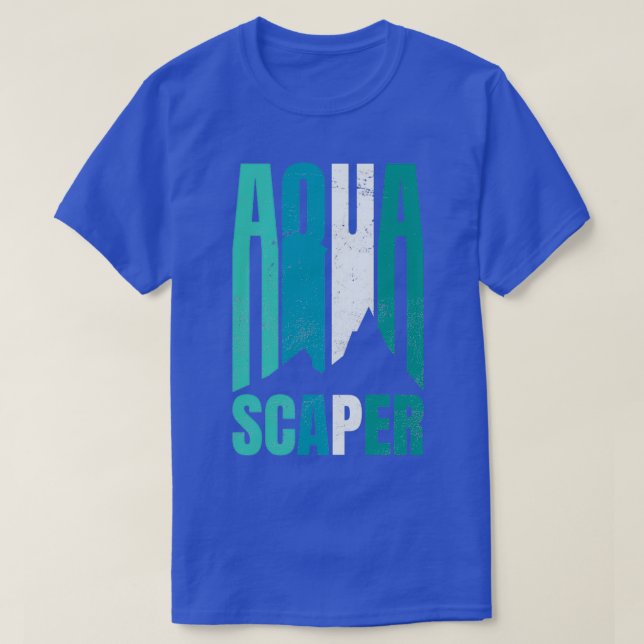 Aquascaping Vintage T-Shirt (Design Front)