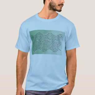 Aquatic Animals Group Names Wave Ombre T-Shirt