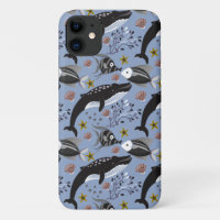 Aquatic animals pattern | ocean underwater life 19