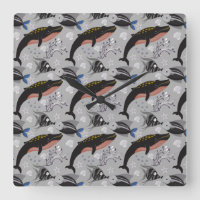 Aquatic animals pattern | ocean underwater life 23