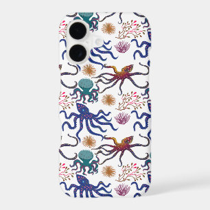 Aquatic animals pattern ocean underwater life 27
