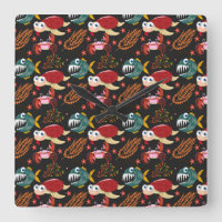 Aquatic animals pattern | ocean underwater life 30