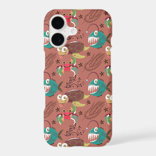Aquatic animals pattern ocean underwater life 35