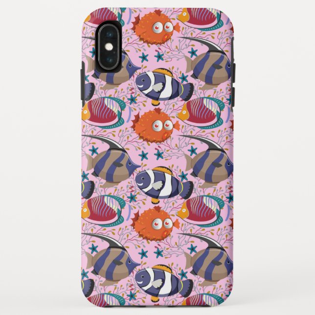 Aquatic animals pattern | ocean underwater life 39 Case-Mate iPhone case (Back)
