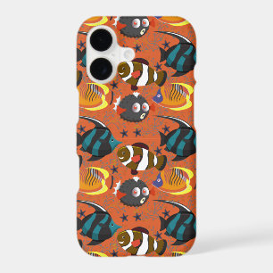 Aquatic animals pattern ocean underwater life 42