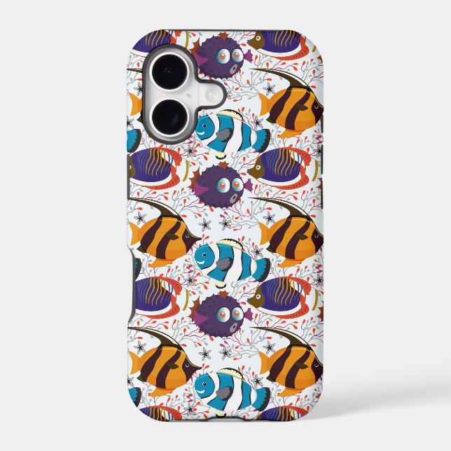 Aquatic animals pattern | ocean underwater life 44 (Back)