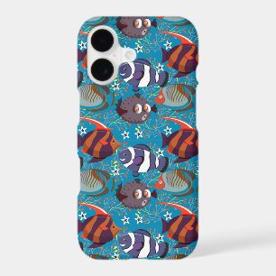 Aquatic animals pattern ocean underwater life 45