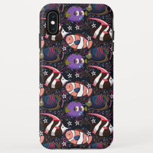 Aquatic animals pattern   ocean underwater life 47 iPhone XS max case