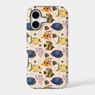 Aquatic animals pattern ocean underwater life 7