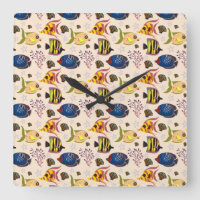 Aquatic animals pattern | ocean underwater life 7
