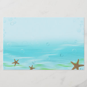 Aquatic Bubbles Stationery