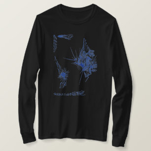 Aquatic Colourful Abstract Tribal Tattoo Art T-Shirt