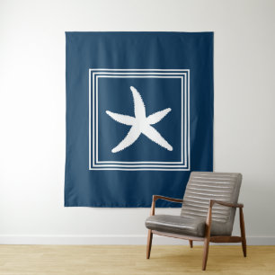 Aquatic design tapestry