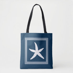 Aquatic design tote bag