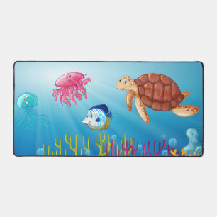 Aquatic Escape Desk Mat