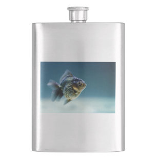Aquatic Fish Carassius Hip Flask
