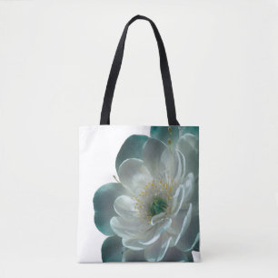 Aquatic Flowers with Overlapping Petals and Underw Tote Bag