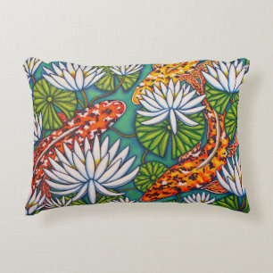 Aquatic Jewels Accent Pillow by Lisa Lorenz