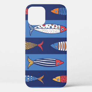 Aquatic Playtime: Kids' Fish Fantasy iPhone 12 Case