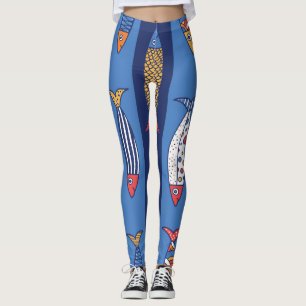 Aquatic Playtime: Kids' Fish Fantasy Leggings