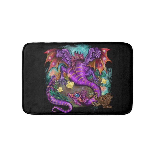 Aquatic Sea Dragon Bath Mat (Front)