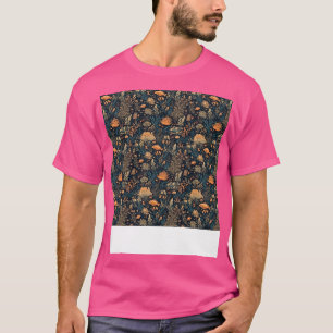 Aquatic Seamless Pattern Underwater Sea Life Ocean T-Shirt