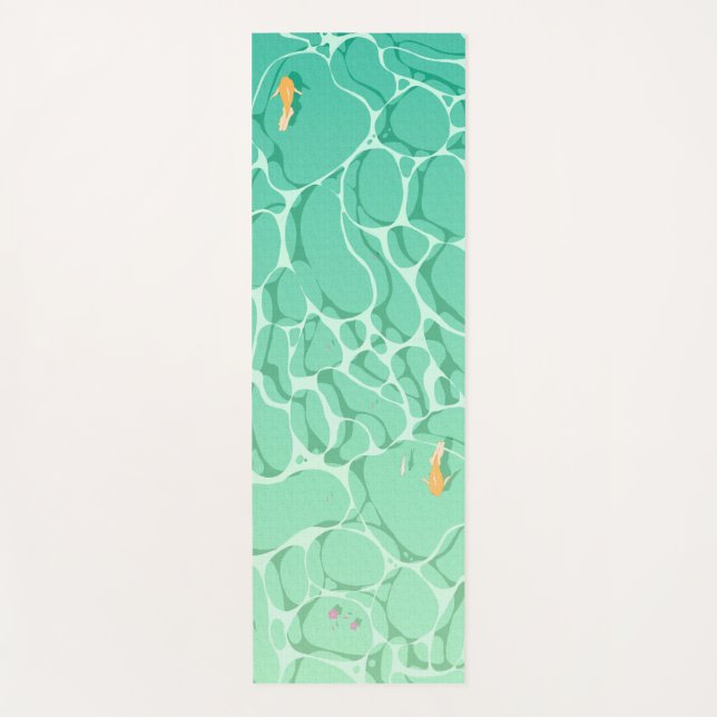 Aquatic Serenity Yoga Mat (Front)