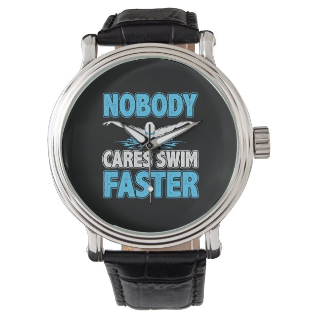 Aquatic Sport Swim Coach Practice Swimmer Swimming Watch (Front)
