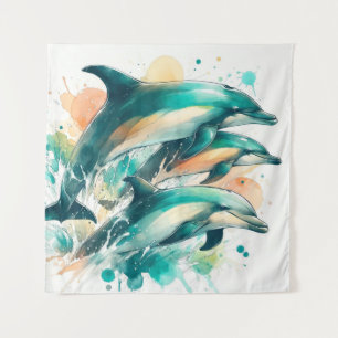Aquatic Symphony Tapestry