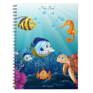 Aquatic-Themed Notebook