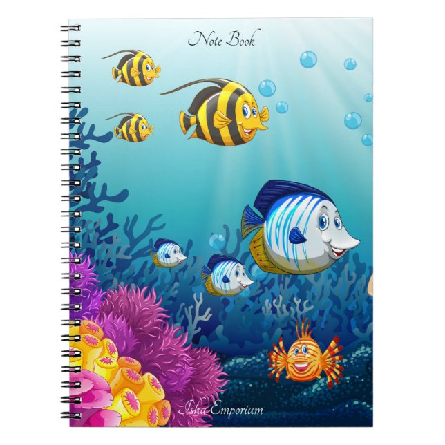 Aquatic-Themed Notebook (Front)