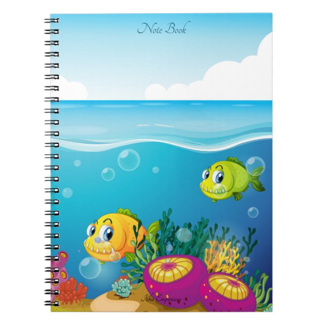 Aquatic-Themed Notebook (Front)