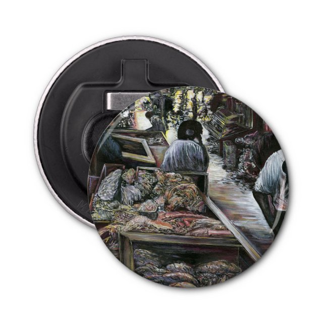 Aquatic, yet kissed with Desert Wind, Jerusalem Bottle Opener (Front)