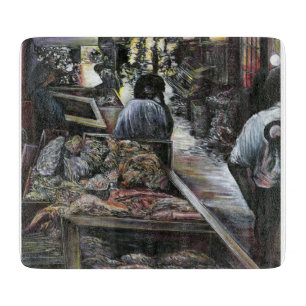 Aquatic, yet kissed with Desert Wind, Jerusalem Cutting Board