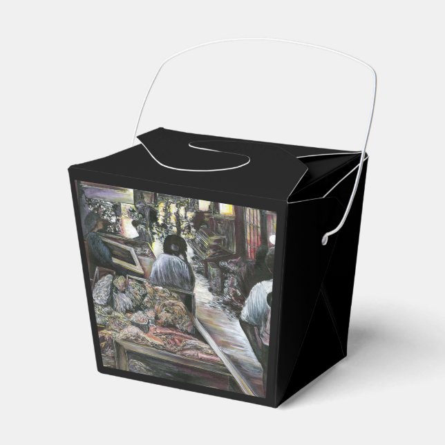 Aquatic, yet kissed with Desert Wind, Jerusalem Favour Box (Front Side)