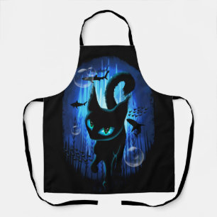 Aquaticat - Surreal Cat in Deep Ocean Fantasy Apron