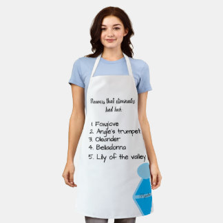 Aquatofana Flowers Apron