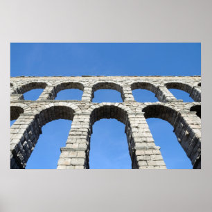 Aqueduct of Segovia, Spain Poster