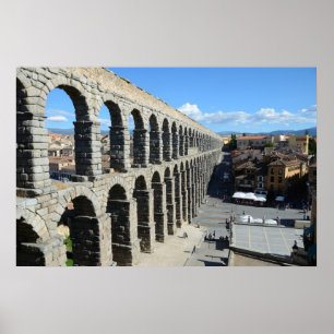 Aqueduct of Segovia, Spain Poster