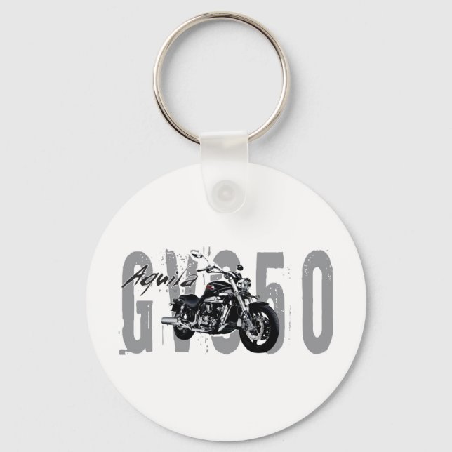 Aquila SilverWhite Key Ring (Front)