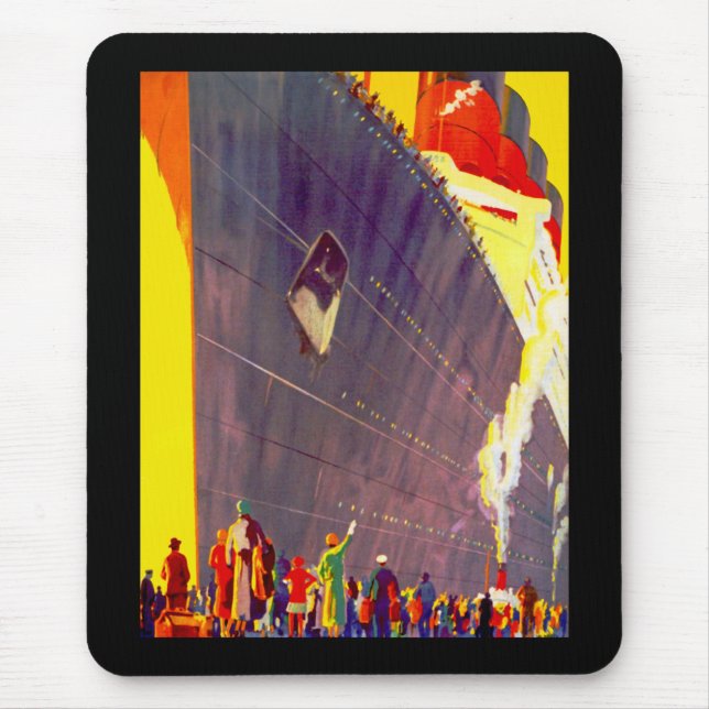 Aquitania Departing Mouse Mat (Front)