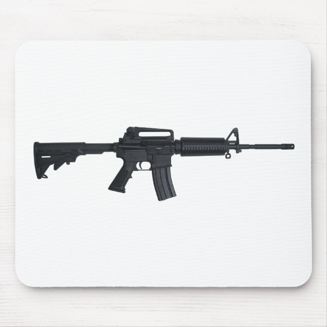 AR15 assault rifle Mouse Mat (Front)