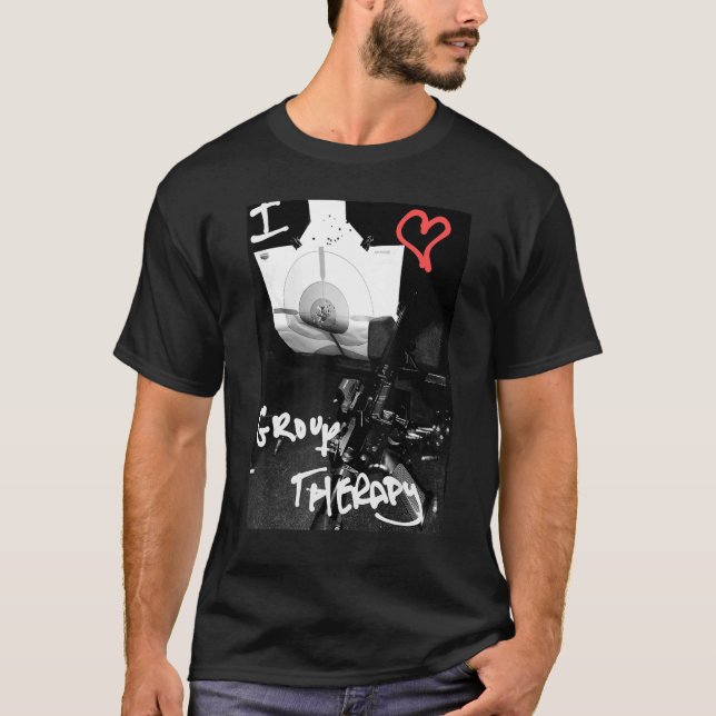 AR15 Gun Group Therapy Second Amendment T-Shirt (Front)