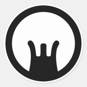 AR15/M16 Sights Classic Round Sticker