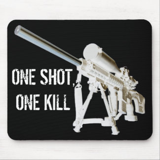 AR15 Mouse Pad- One shot, one kill Mouse Mat