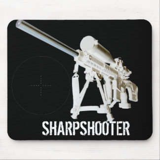 AR15 Mouse Pad- Sharpshooter w/ mil dot reticle Mouse Mat