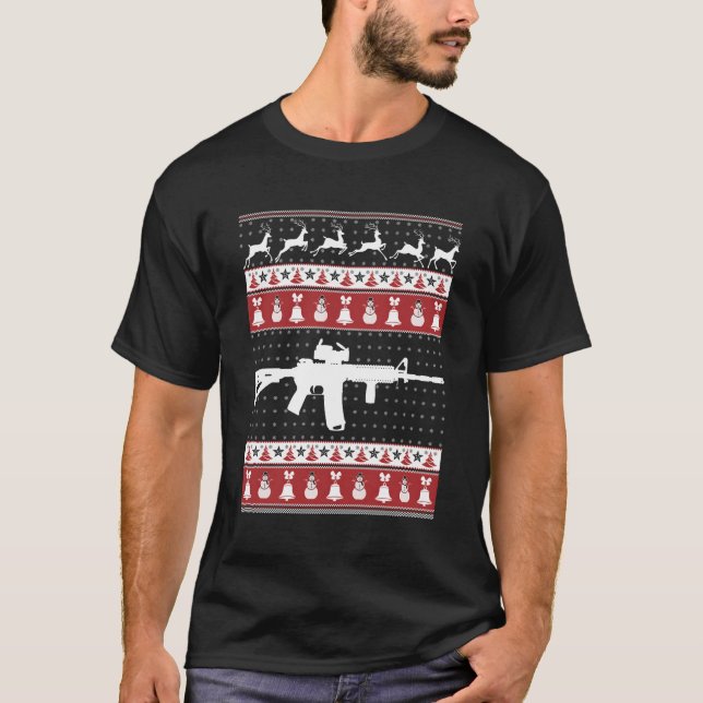 Ar15 Ugly Sweater Xmas For Christmas (Front)